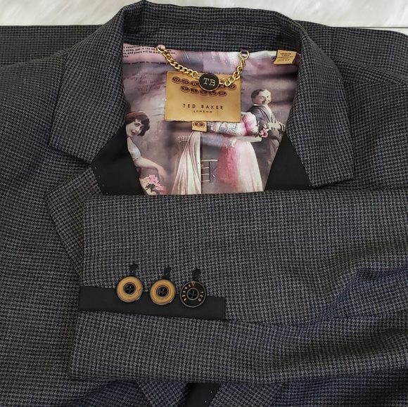 $895 Ted Baker Office Chic Dress and Jacket Suit - Picture 5 of 7